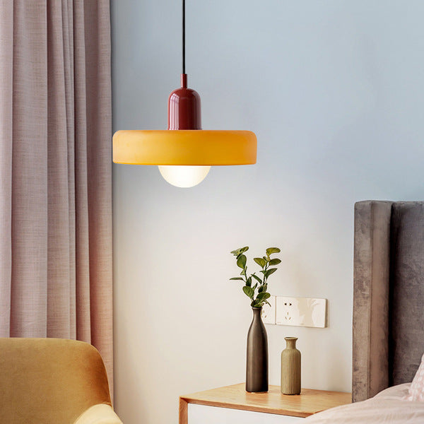 Bauhaus Gekleurd Glas Hanglamp