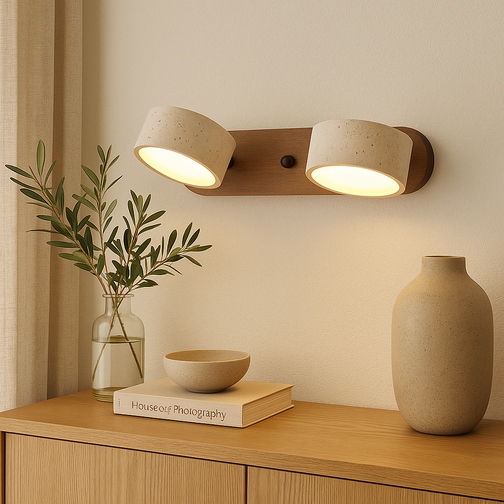 Travertin Wandlamp