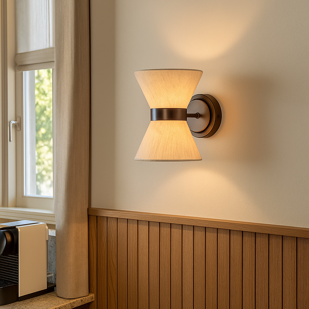 Wabi Sabi Zijden Wandlamp