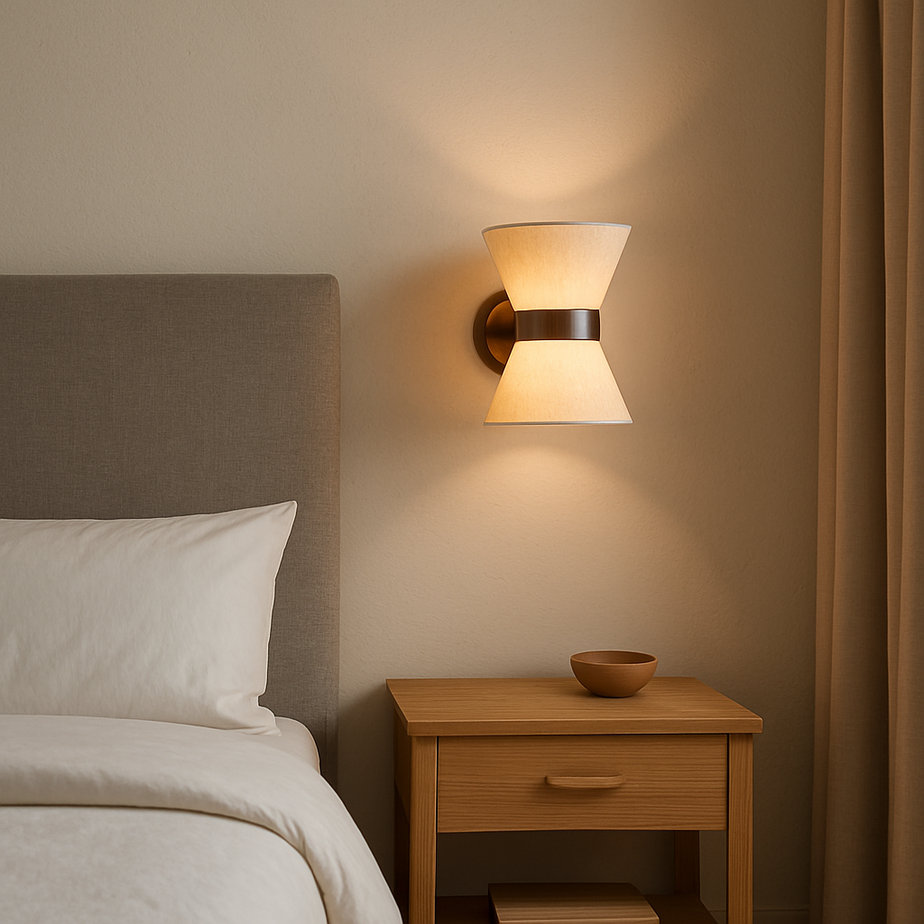 Wabi Sabi Zijden Wandlamp