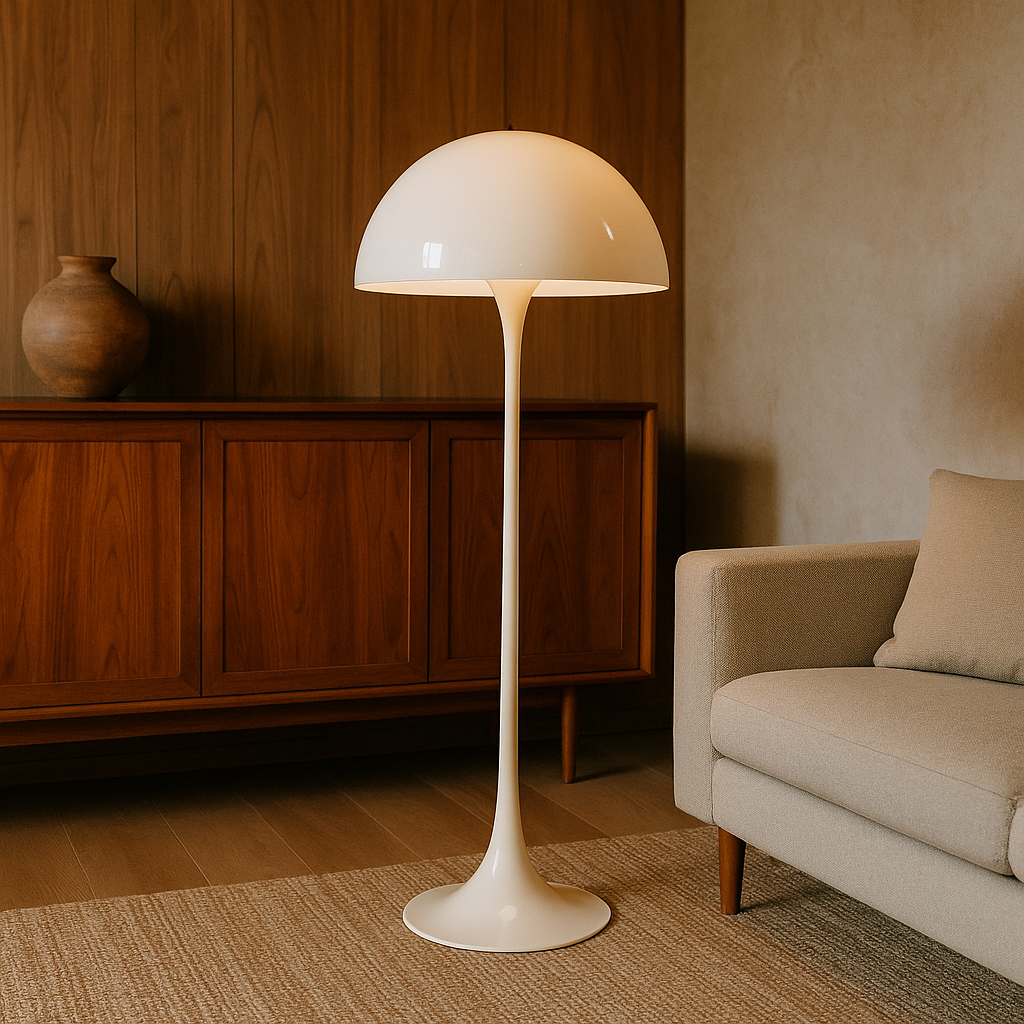 Paddestoel vloerlamp
