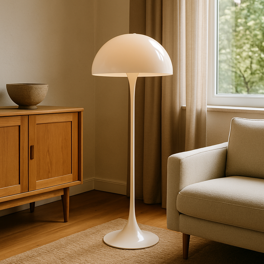 Paddestoel vloerlamp