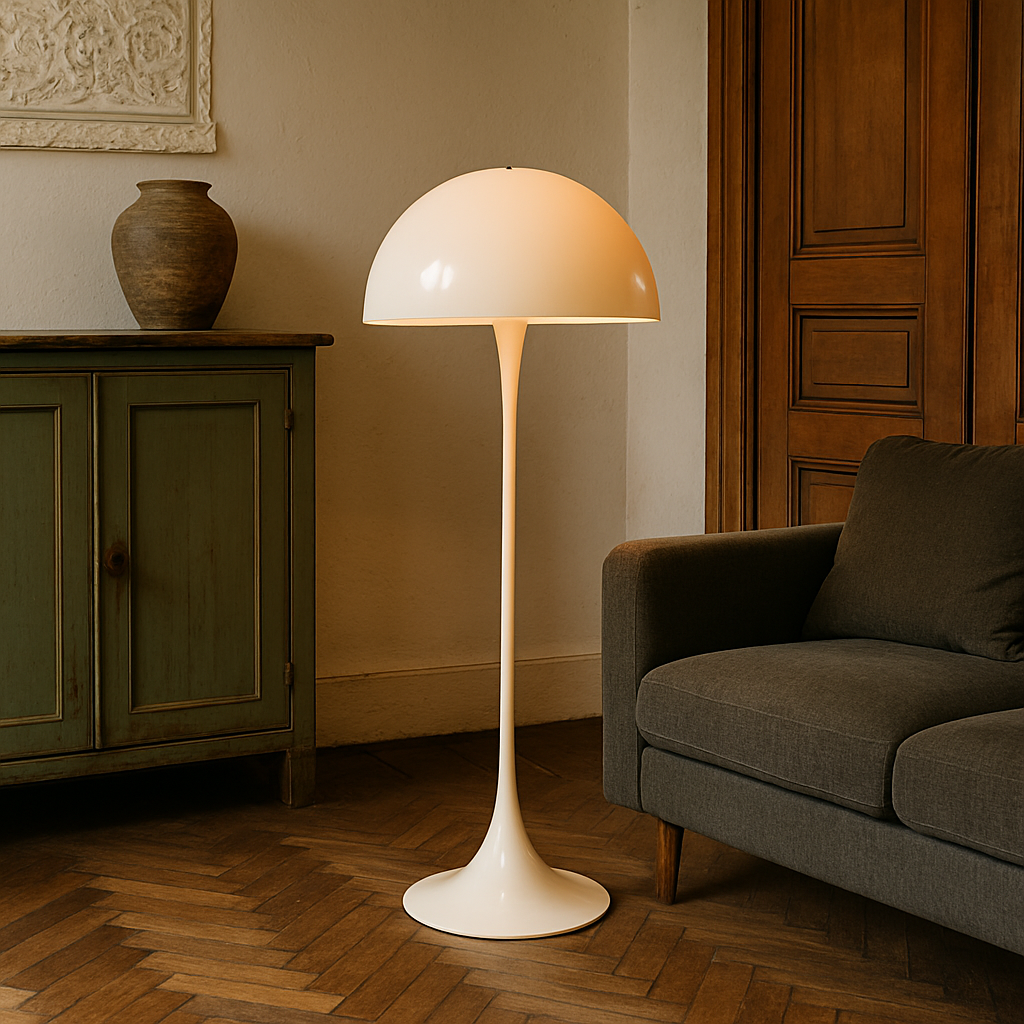 Paddestoel vloerlamp