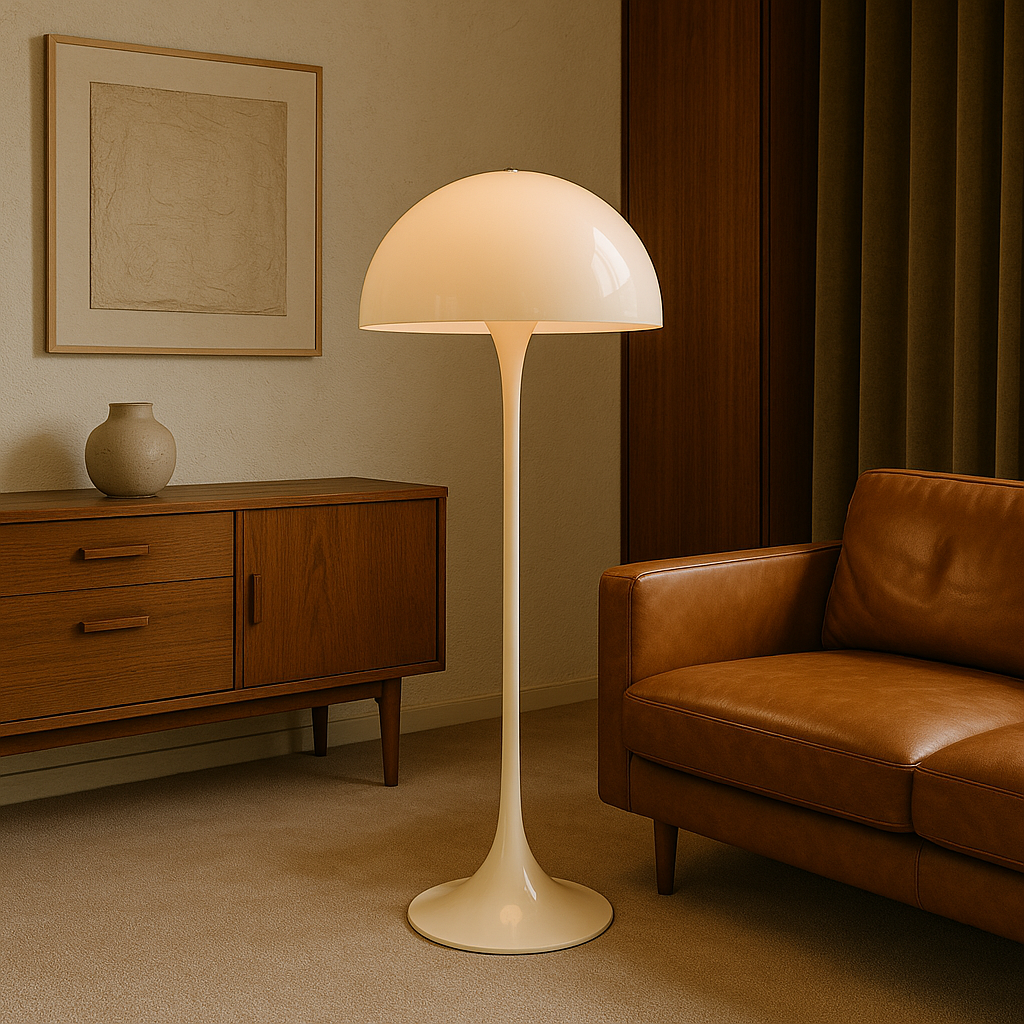 Paddestoel vloerlamp