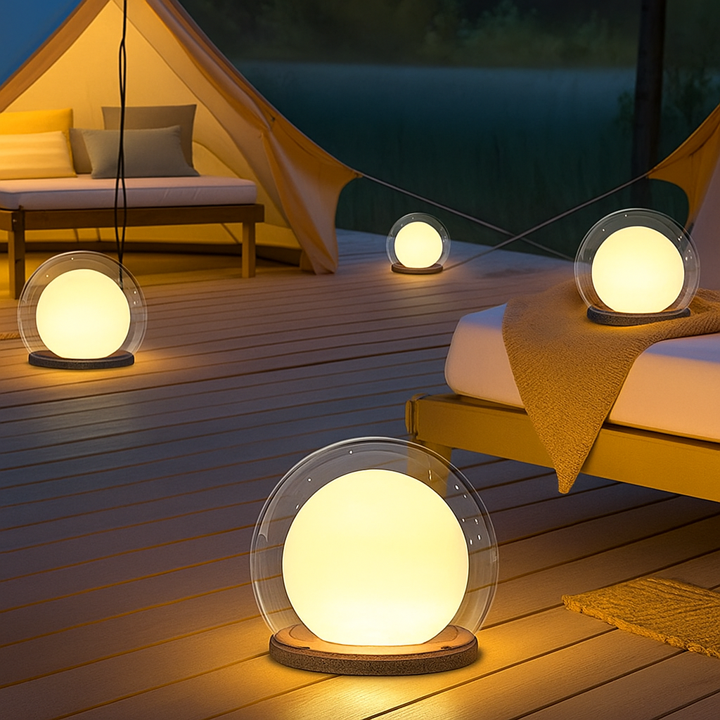 Zonnezuil Maanlamp
