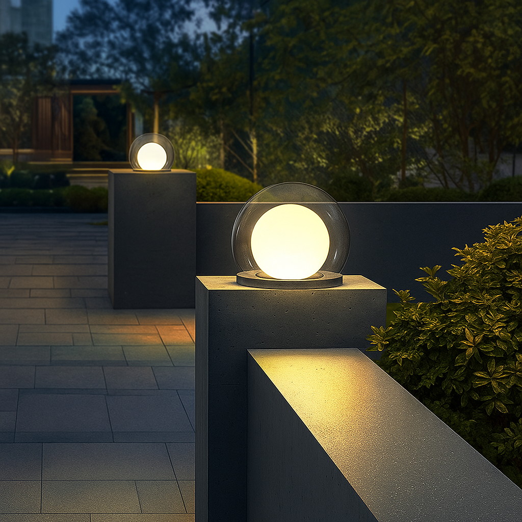Zonnezuil Maanlamp