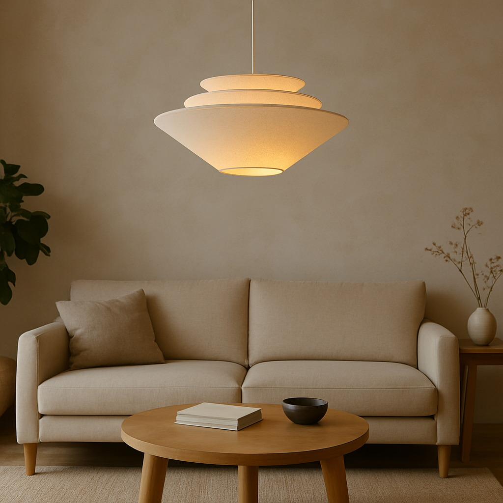 Meerlagige Wabi Sabi hanglamp