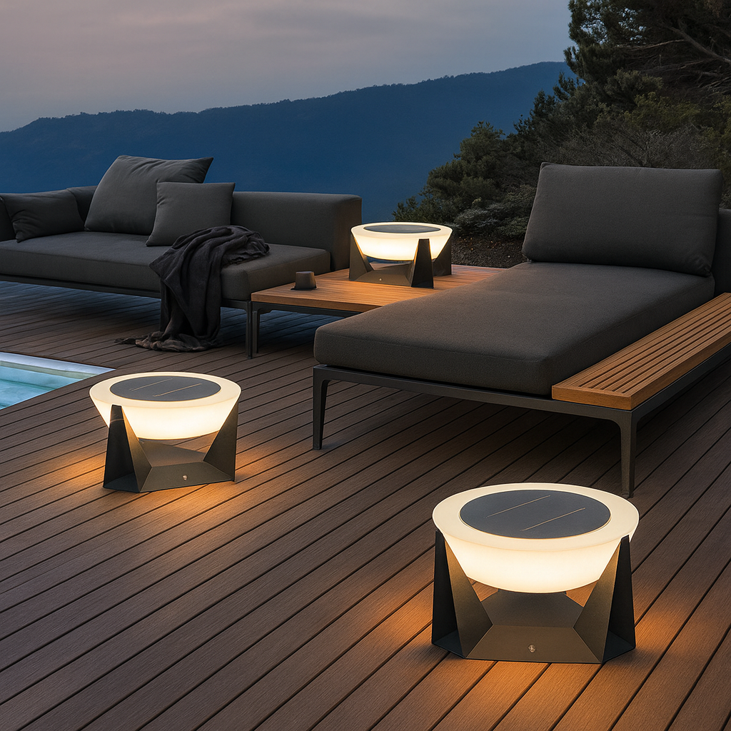 Terrasverlichting op zonne-energie