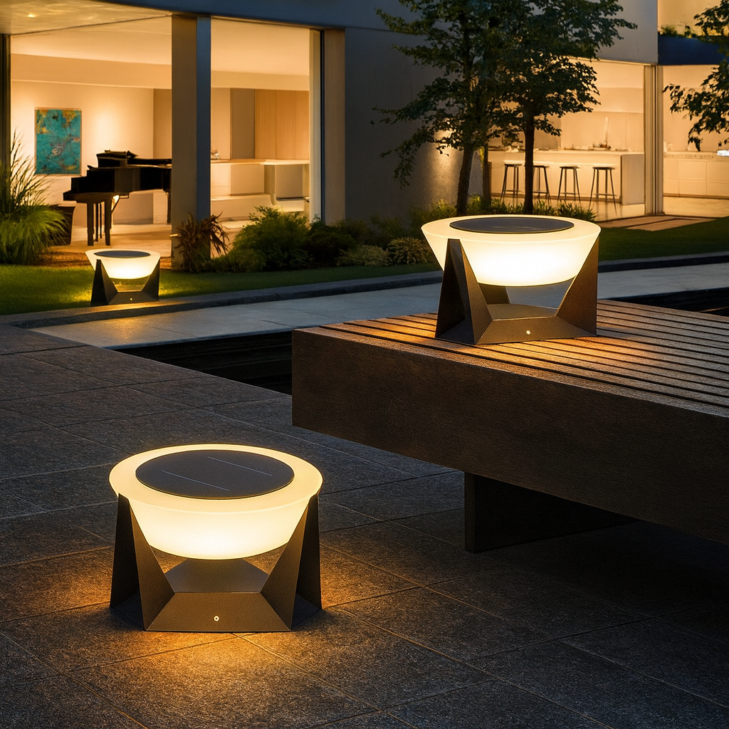 Terrasverlichting op zonne-energie
