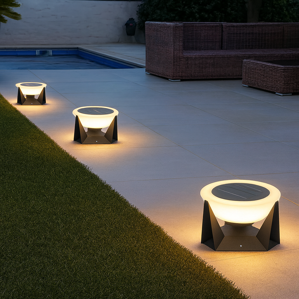 Terrasverlichting op zonne-energie