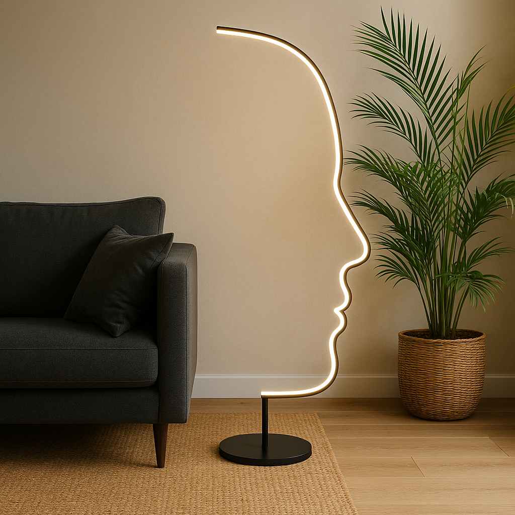 Gezicht Vloerlamp