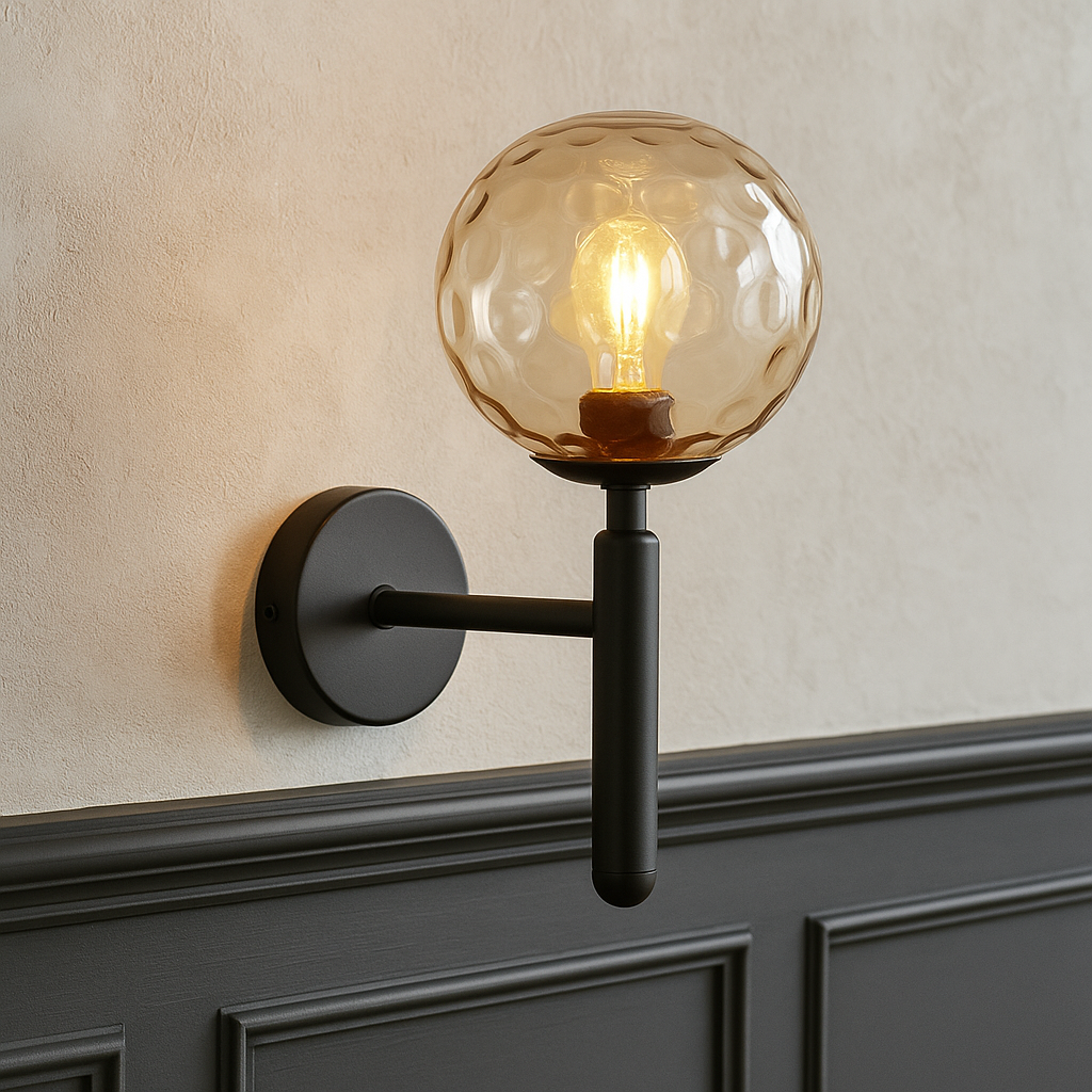 Noordse bol wandlamp