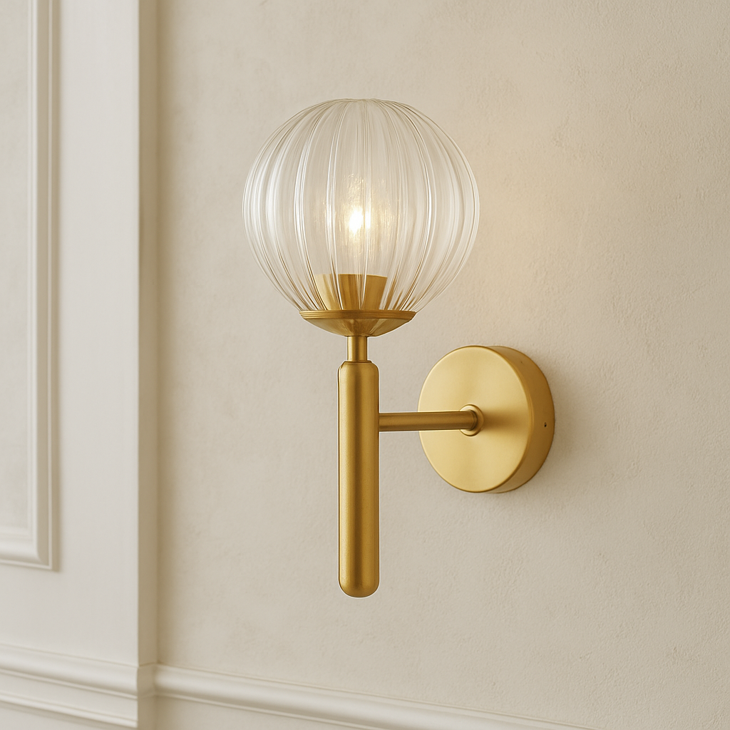 Noordse bol wandlamp