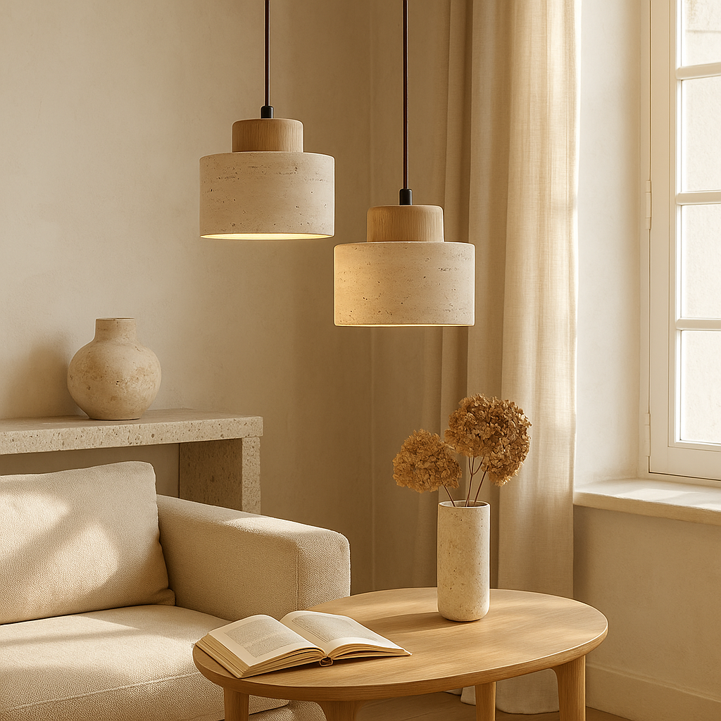 Travertijn Stenen Hanglamp