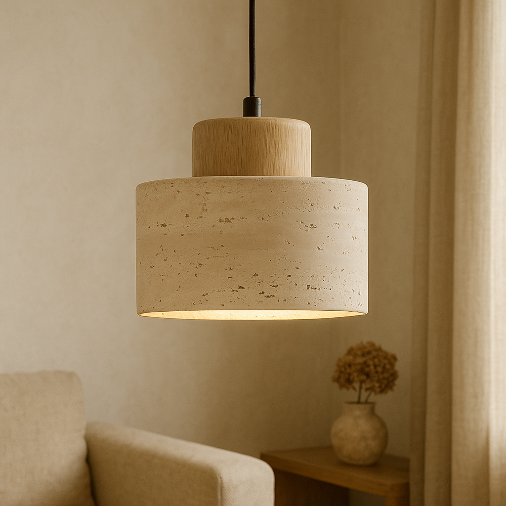 Travertijn Stenen Hanglamp