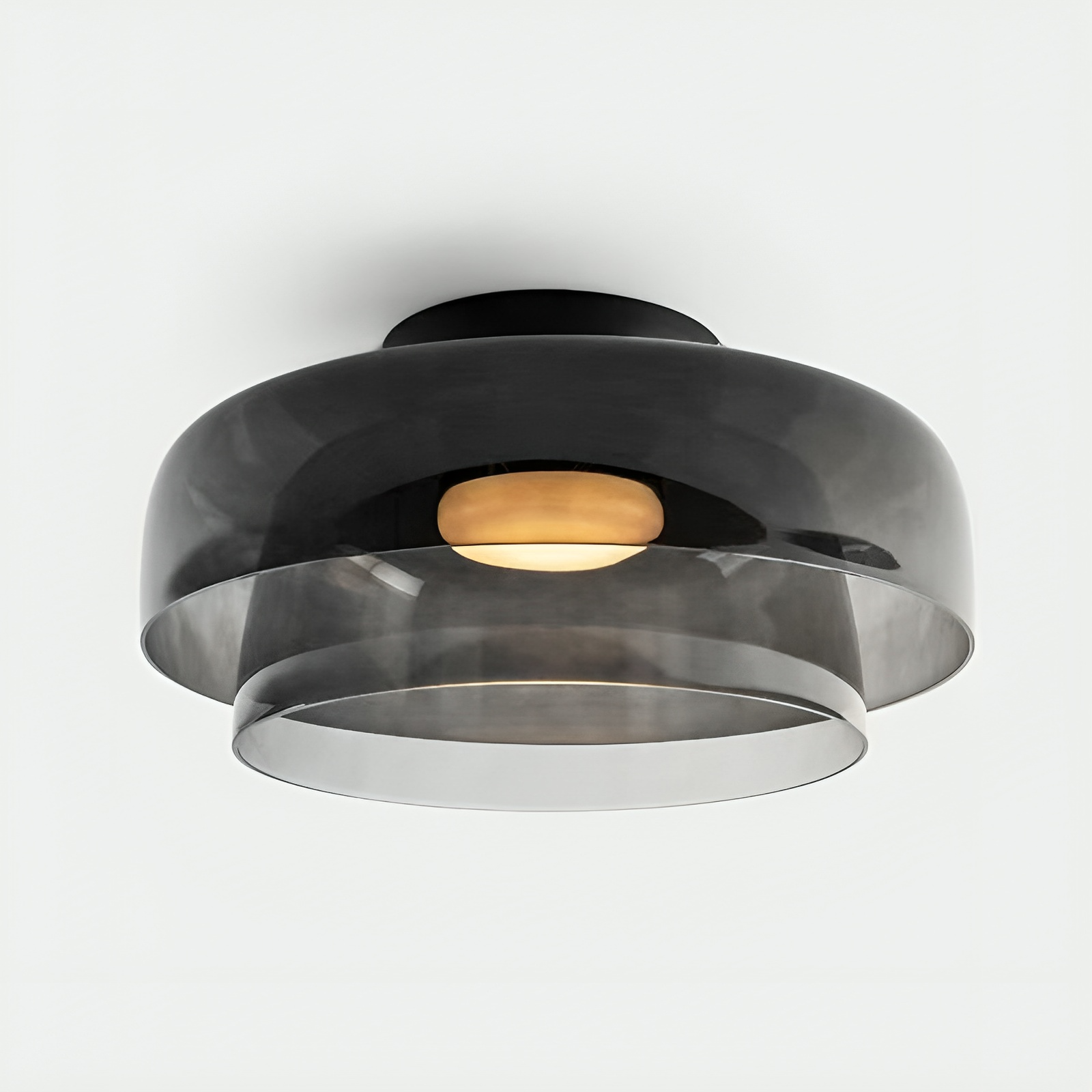 Scandinavische Bauhaus Glas Gelaagde Hanglamp