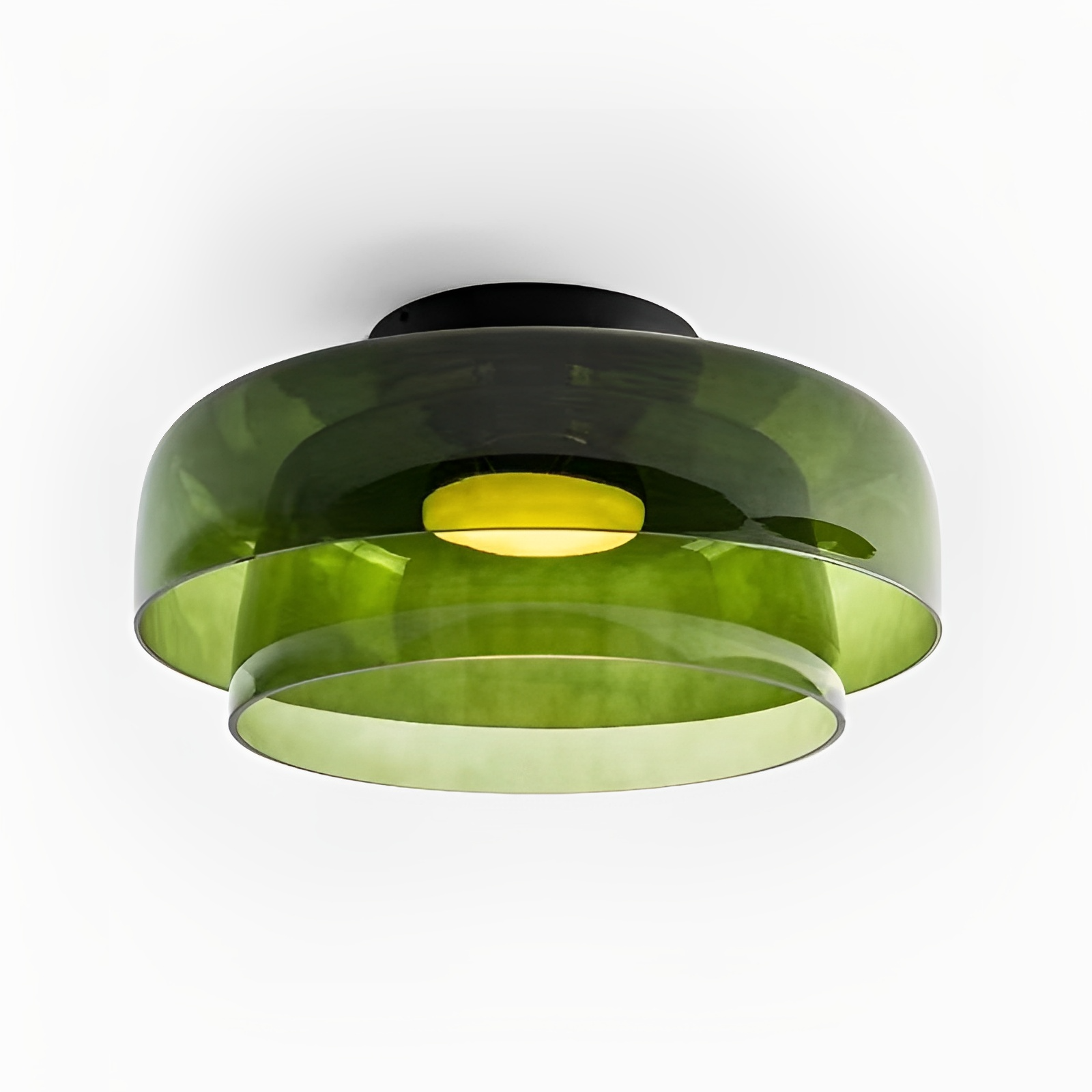 Scandinavische Bauhaus Glas Gelaagde Hanglamp
