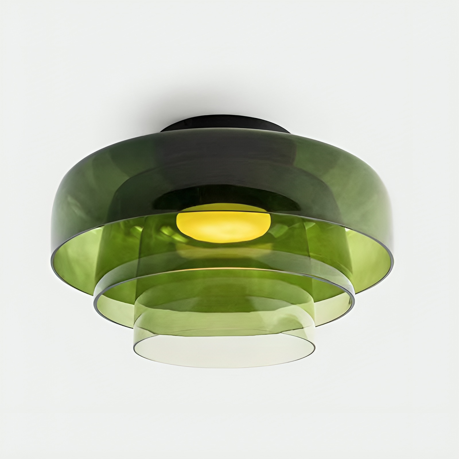 Scandinavische Bauhaus Glas Gelaagde Hanglamp