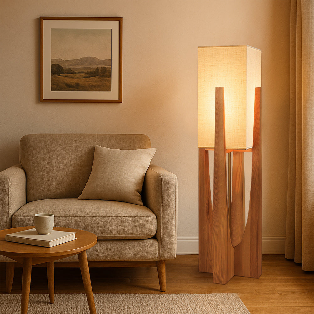 Japanse stijl Wabi Sabi vloerlamp