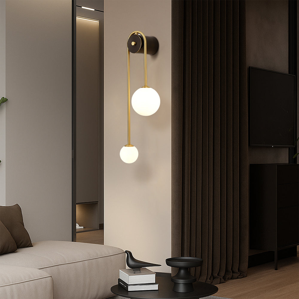 Boog wandlamp