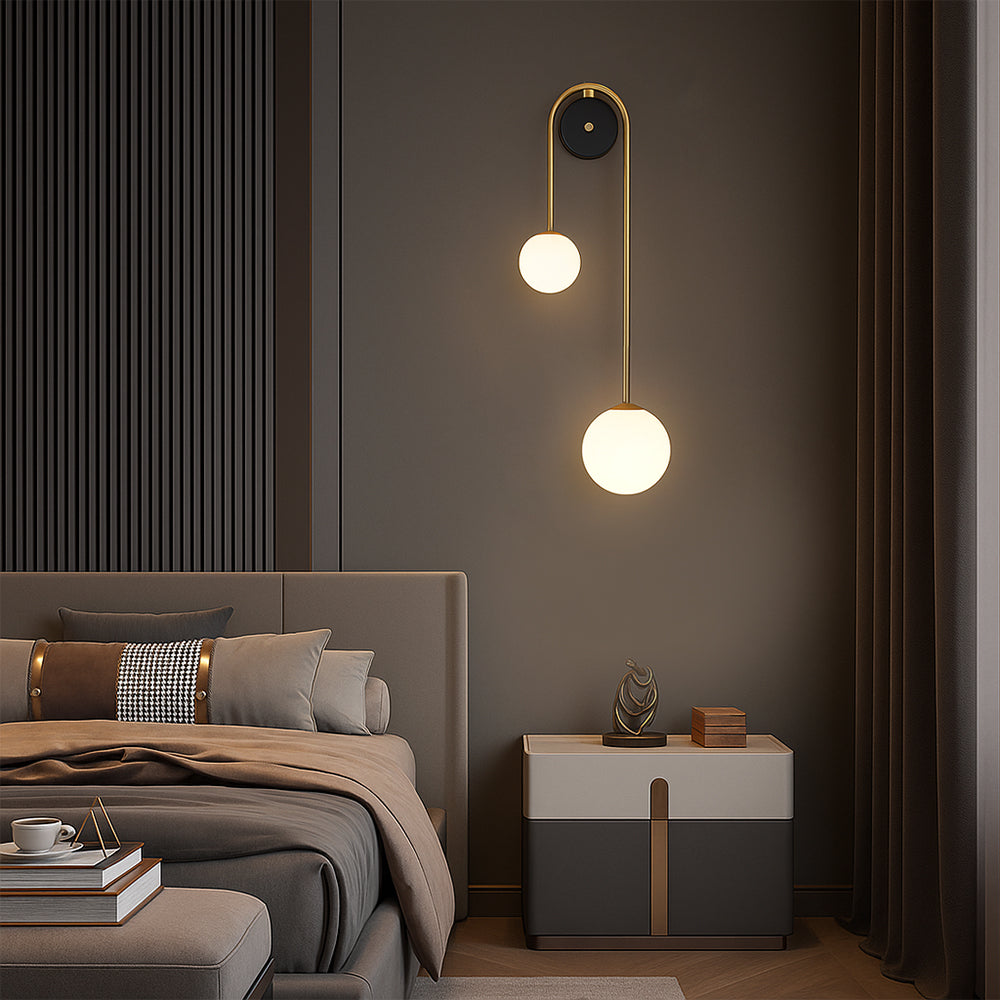 Boog wandlamp