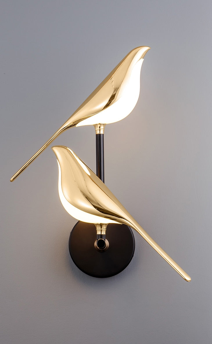 MrBird's Moderne wandlamp in de vorm van vogels