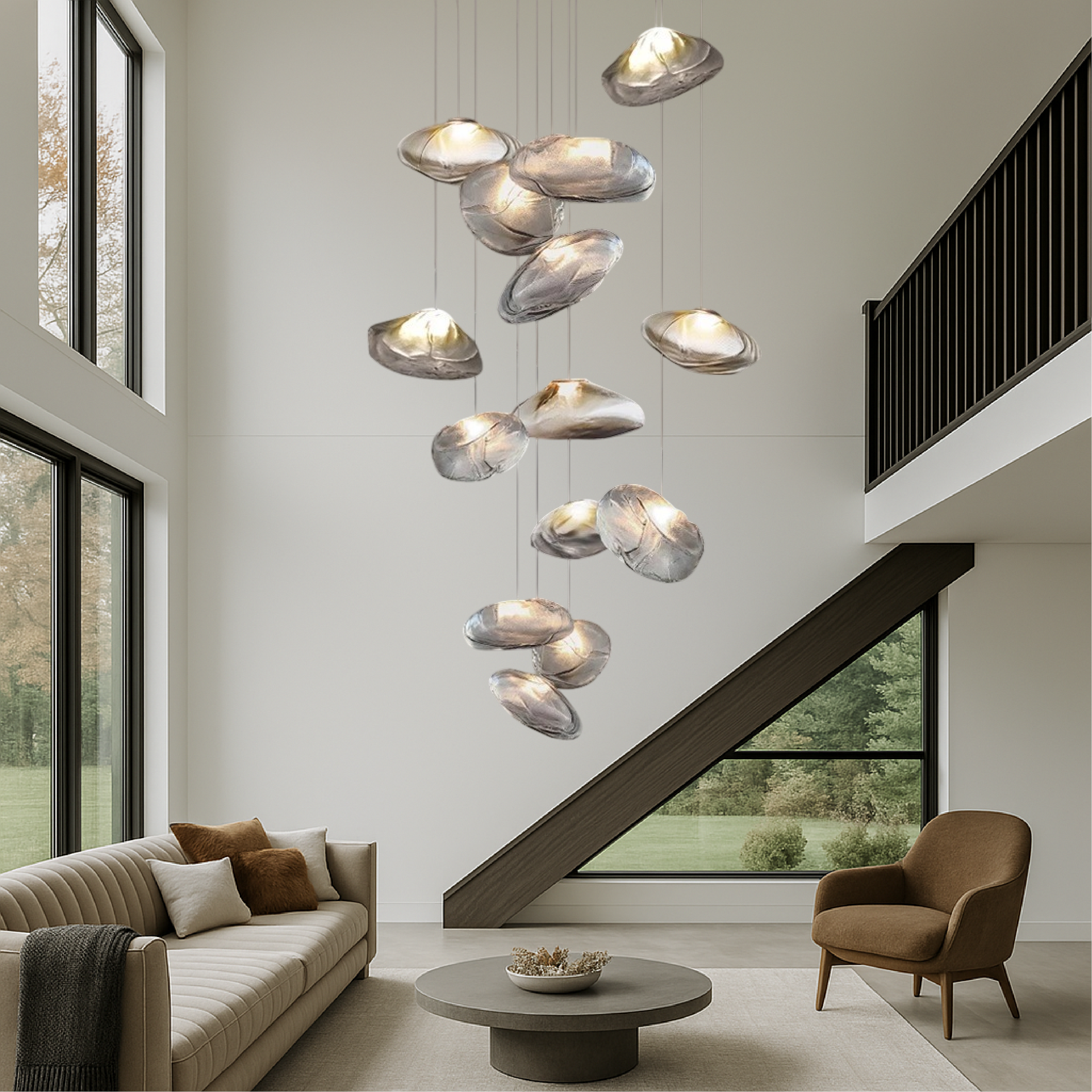 Nordic Glas Villa Kroonluchter