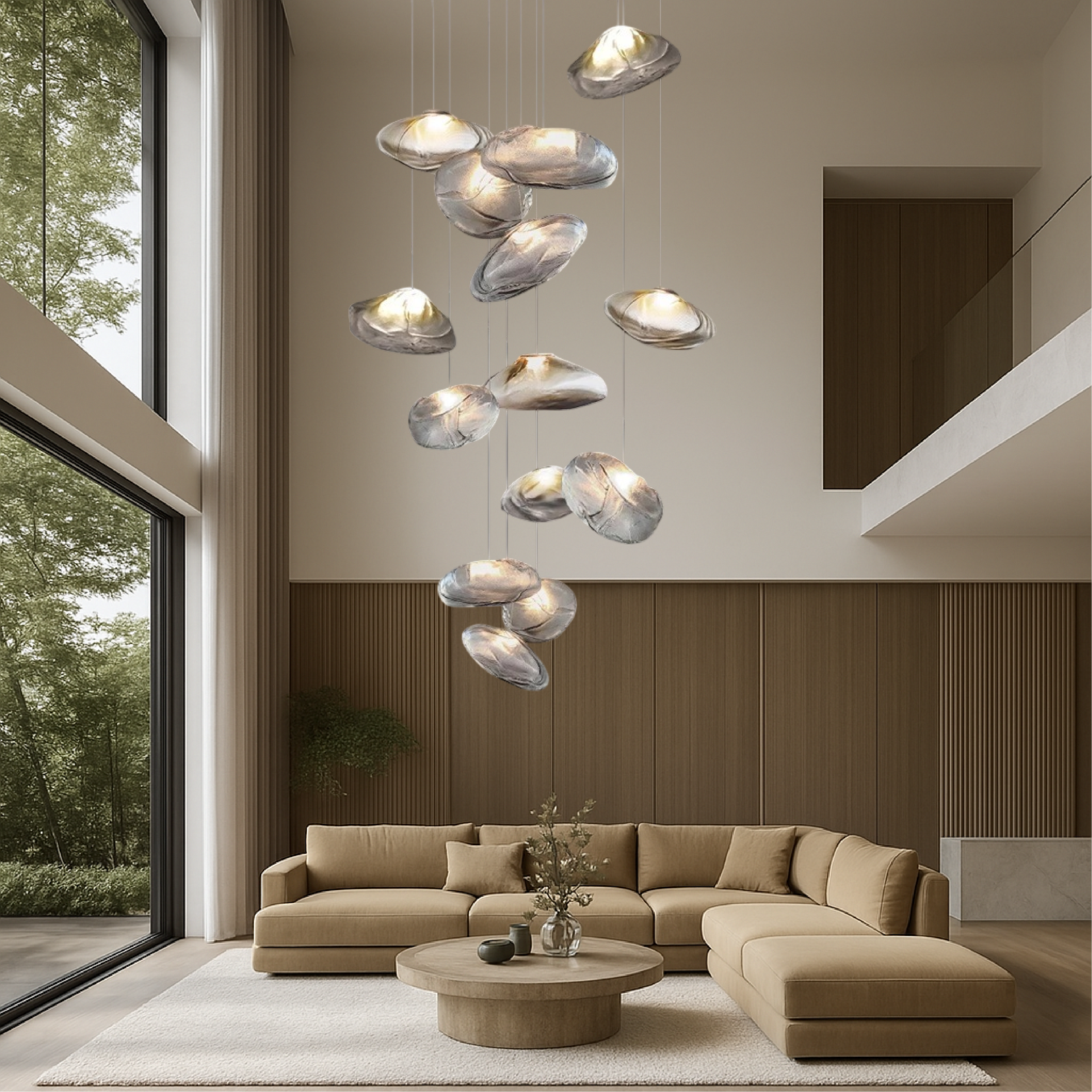 Nordic Glas Villa Kroonluchter