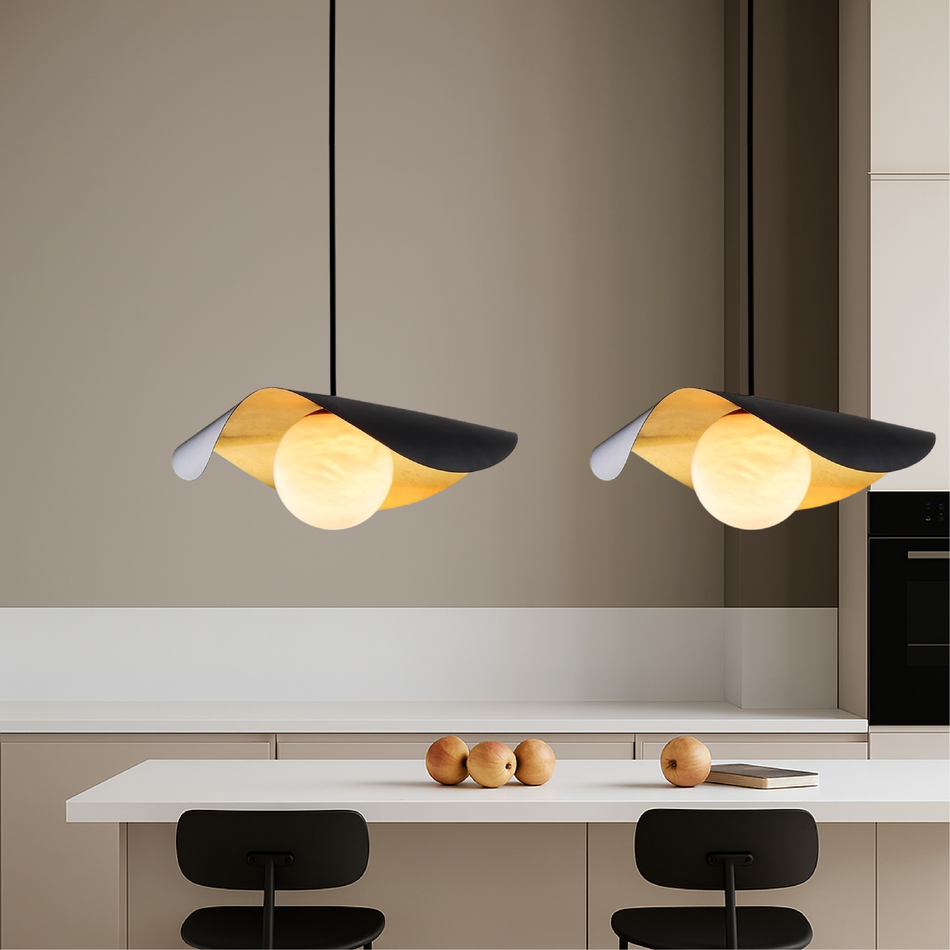 Spaanse marmeren bol hanglamp