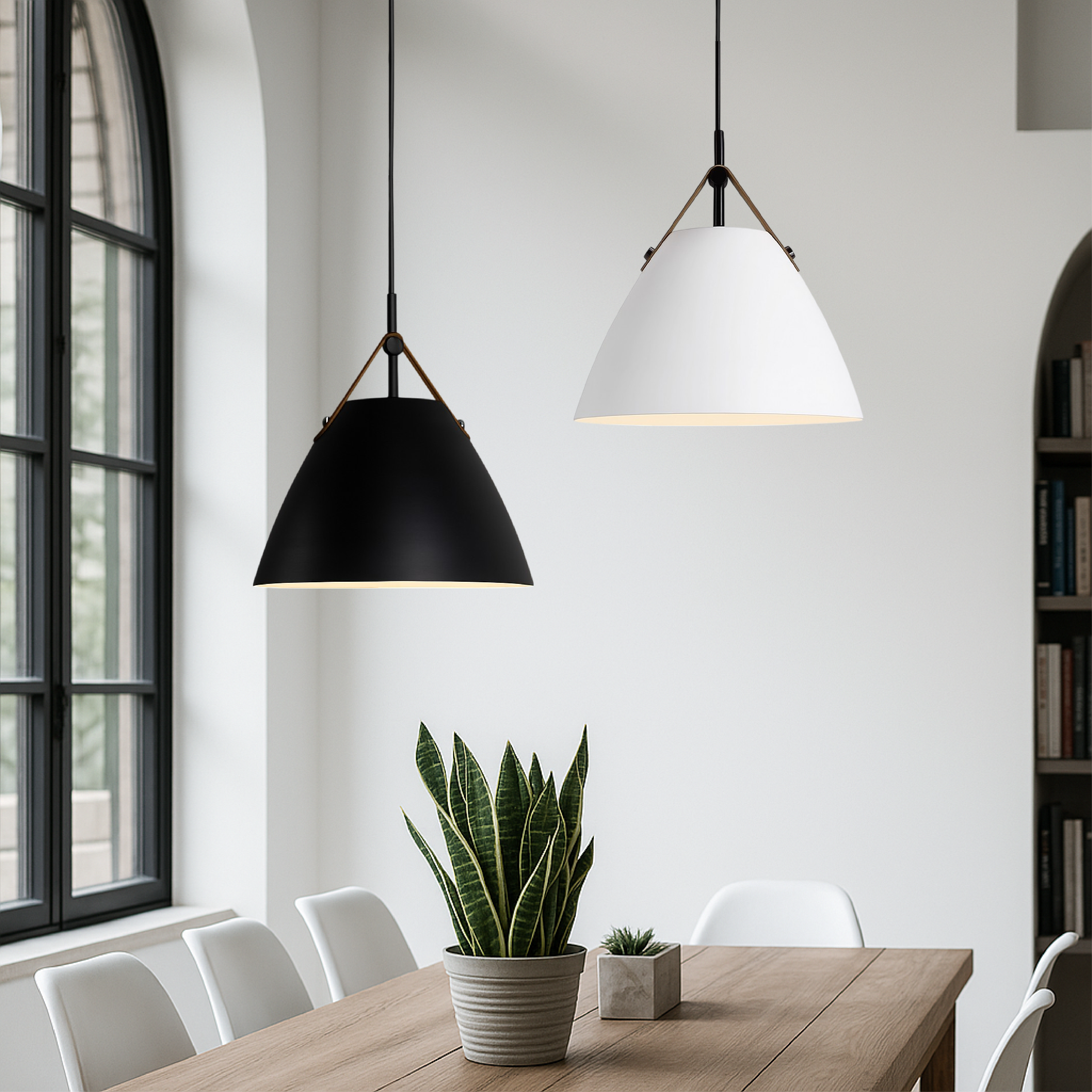Scandinavische gekleurde hanglamp