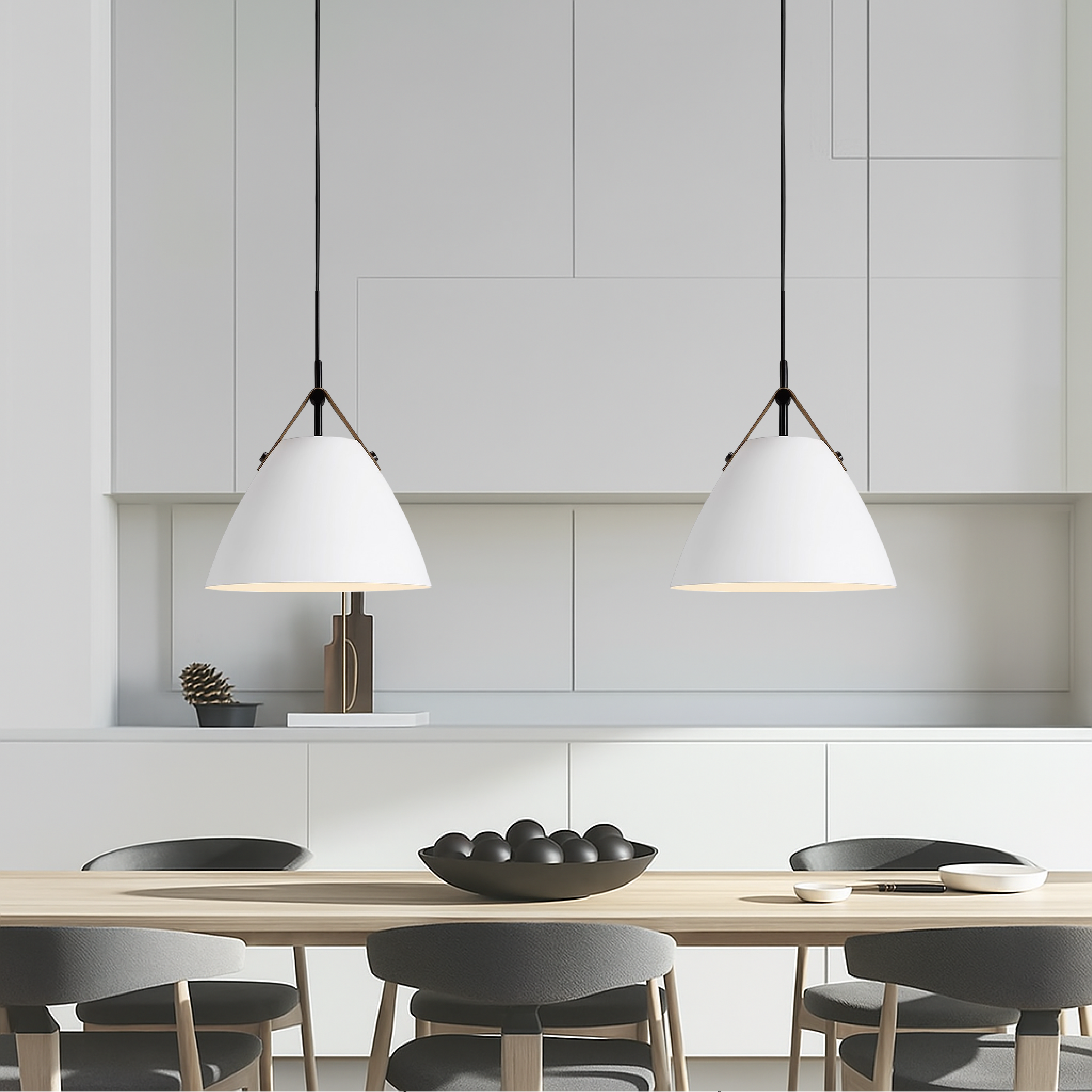 Scandinavische gekleurde hanglamp