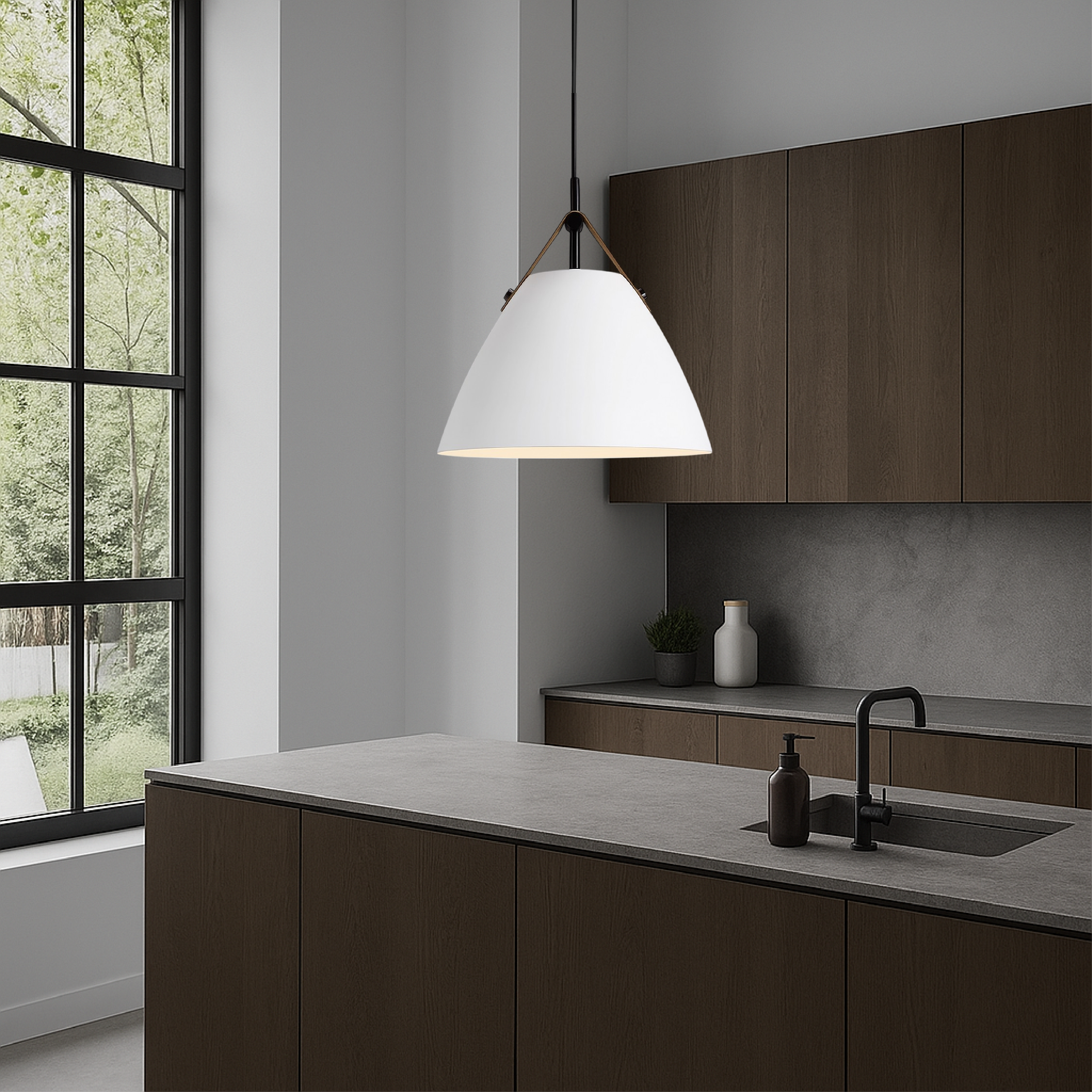 Scandinavische gekleurde hanglamp