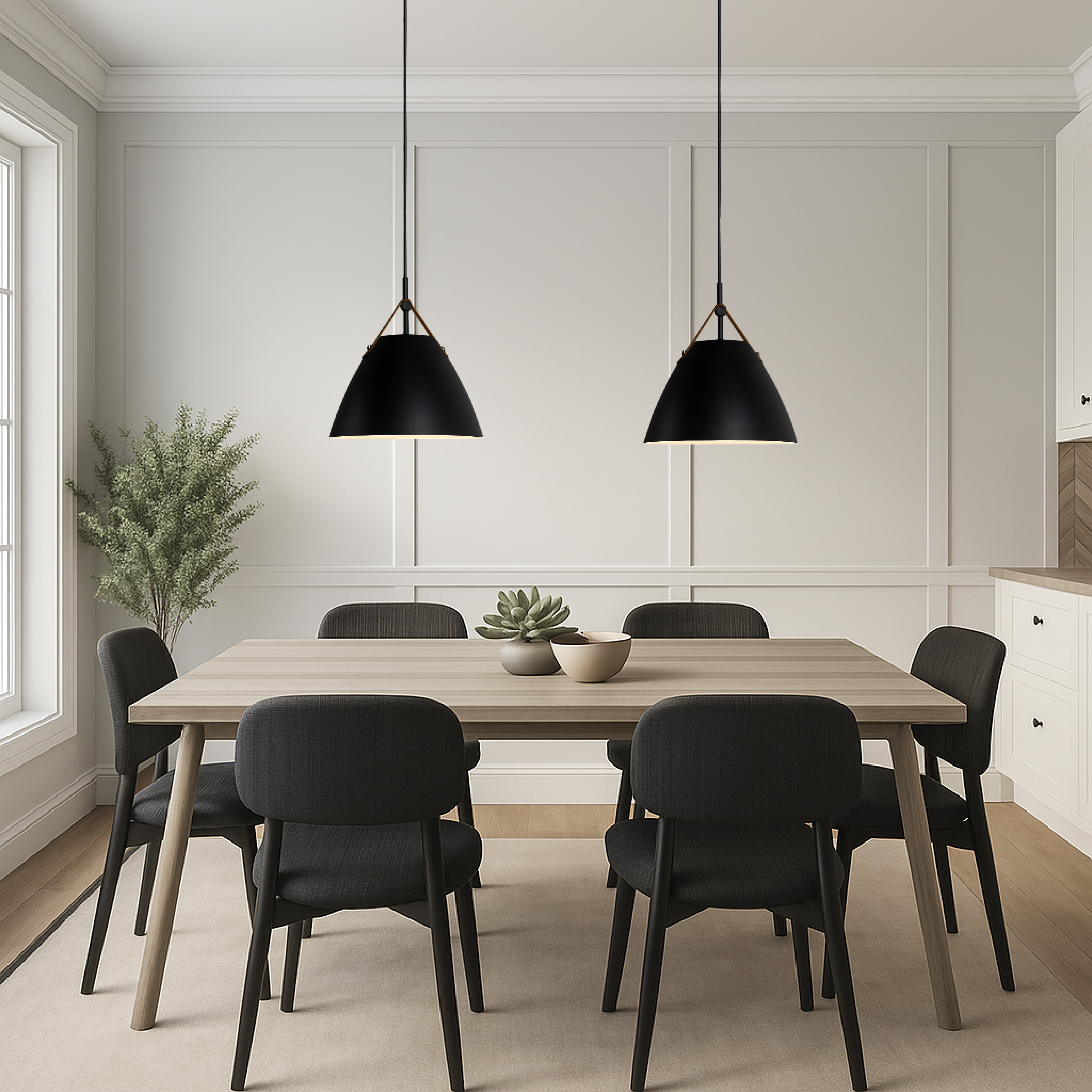 Scandinavische gekleurde hanglamp