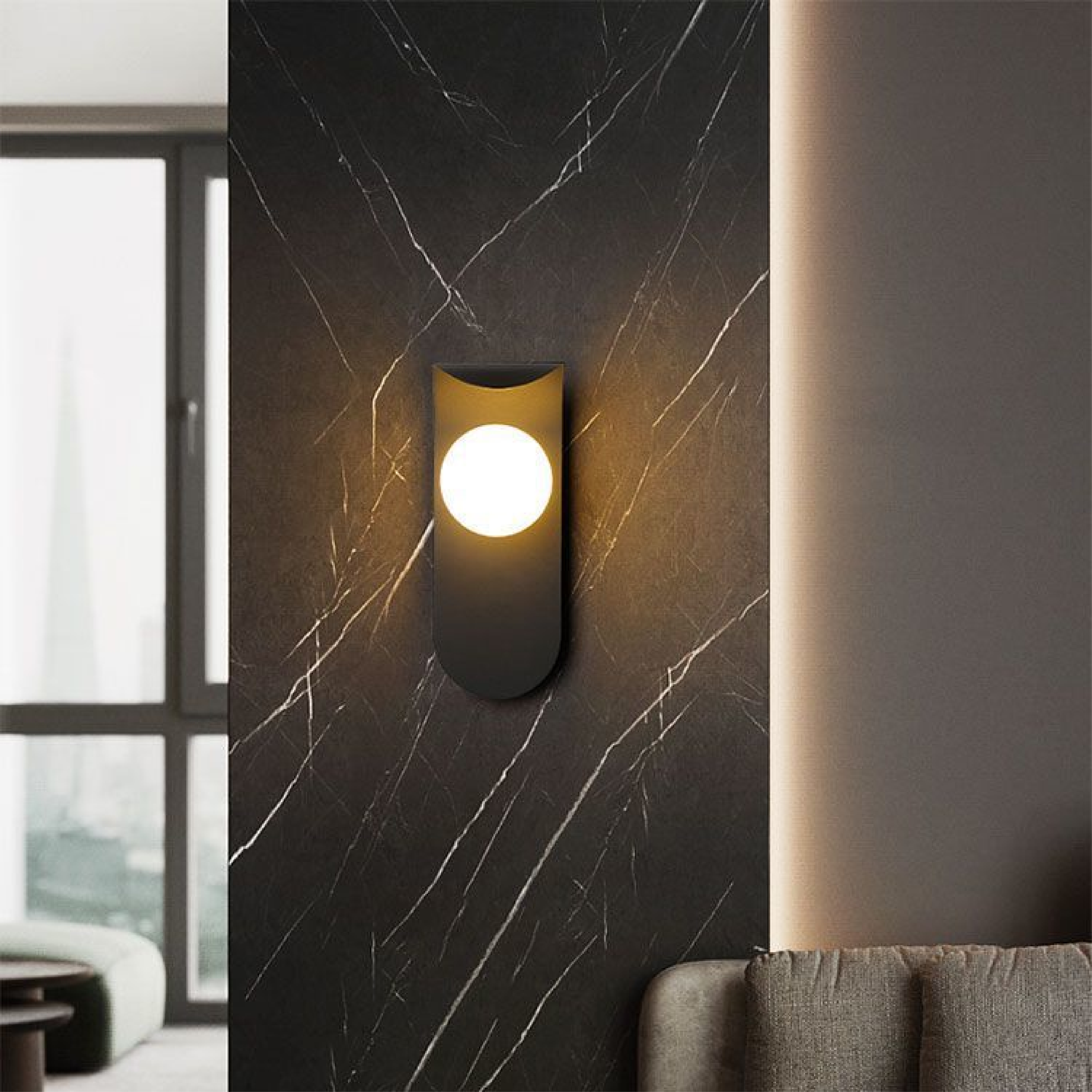 Scandinavische wandlamp