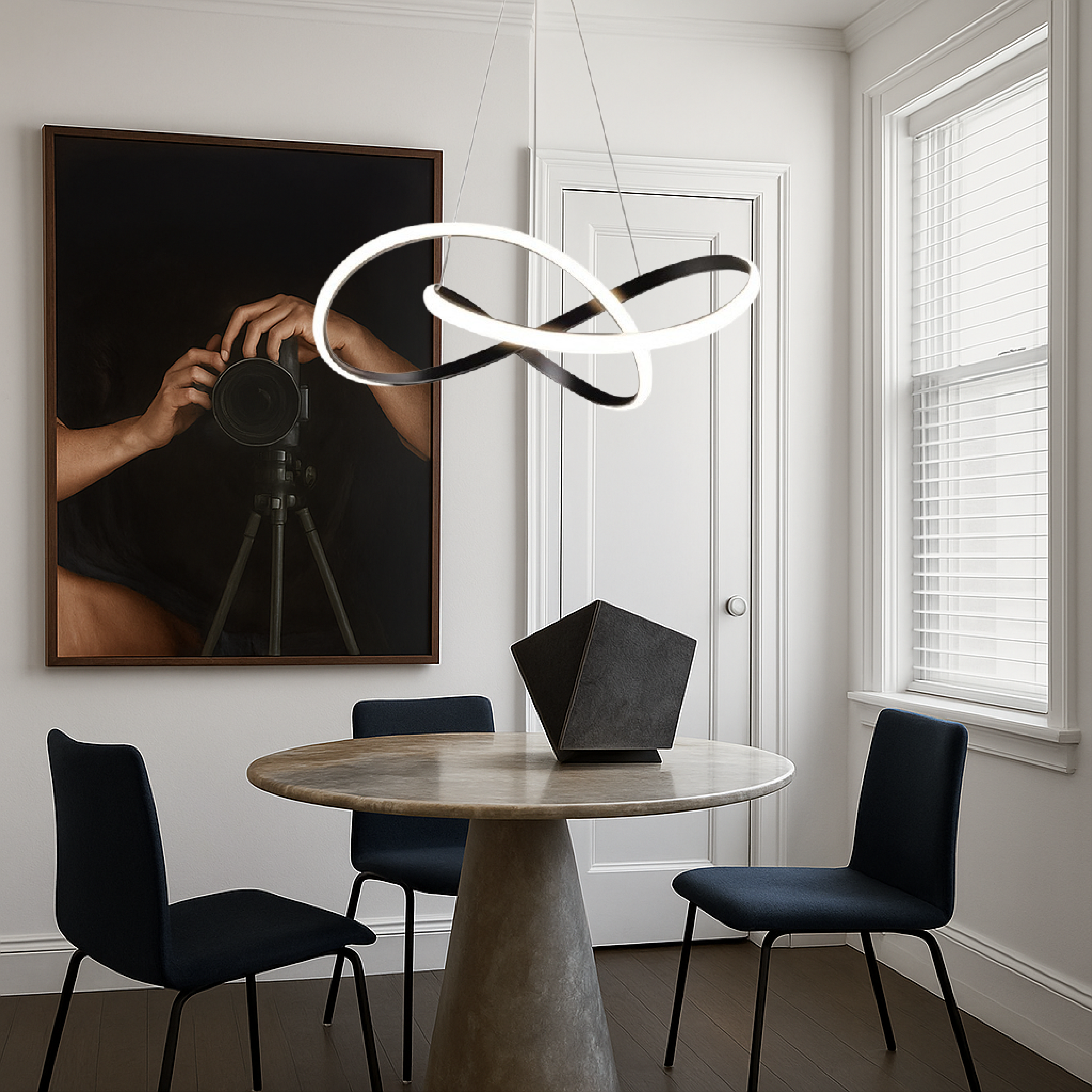 Moderne eetkamer hanglamp