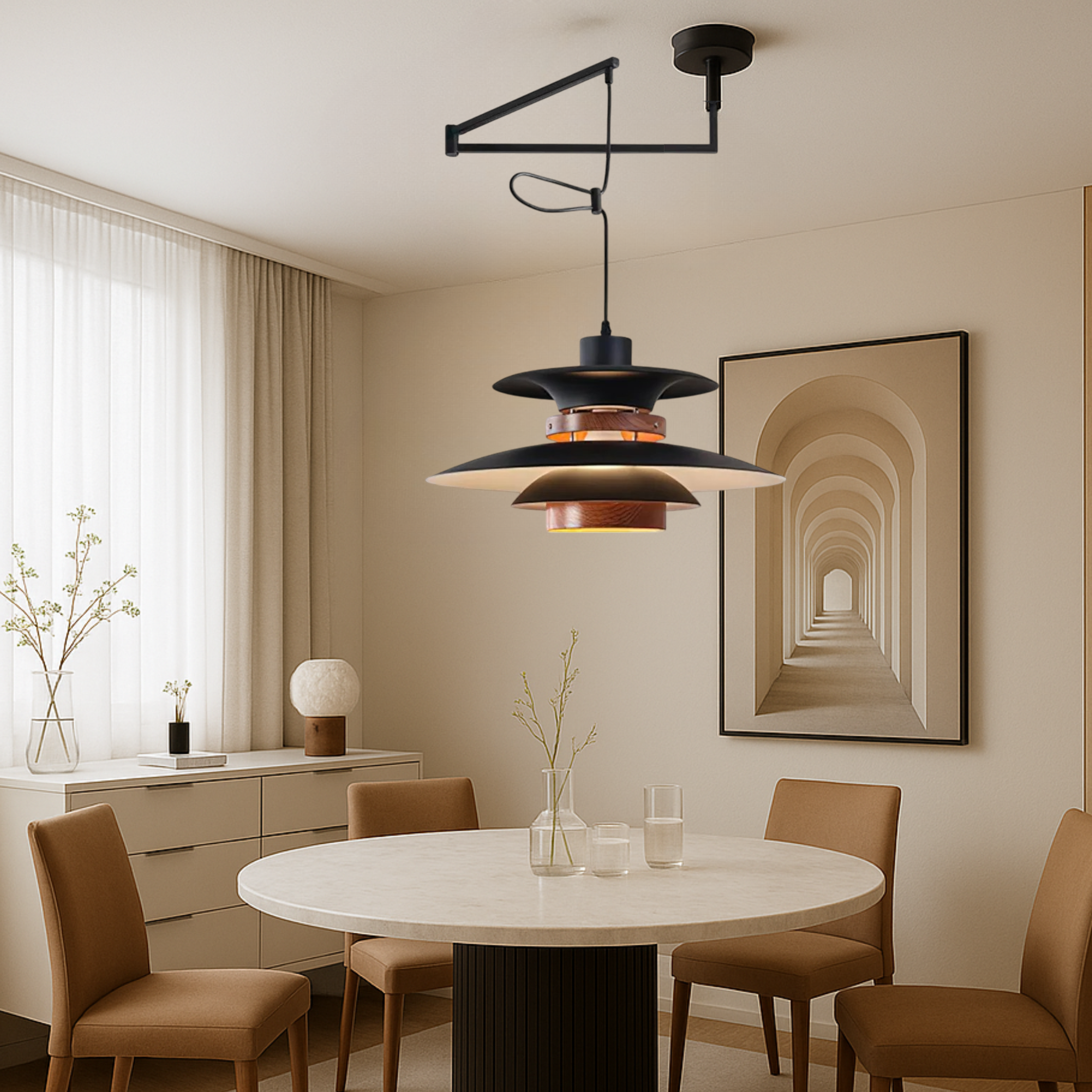 Merado Zwenkarm Hanglamp