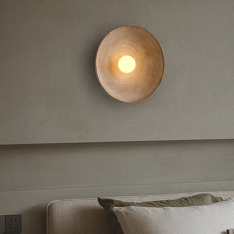 Japanse houten wandlamp
