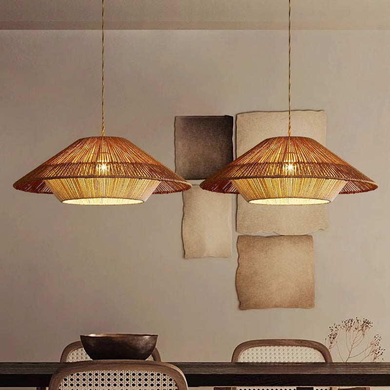 Bamboe Geweven Hanglamp