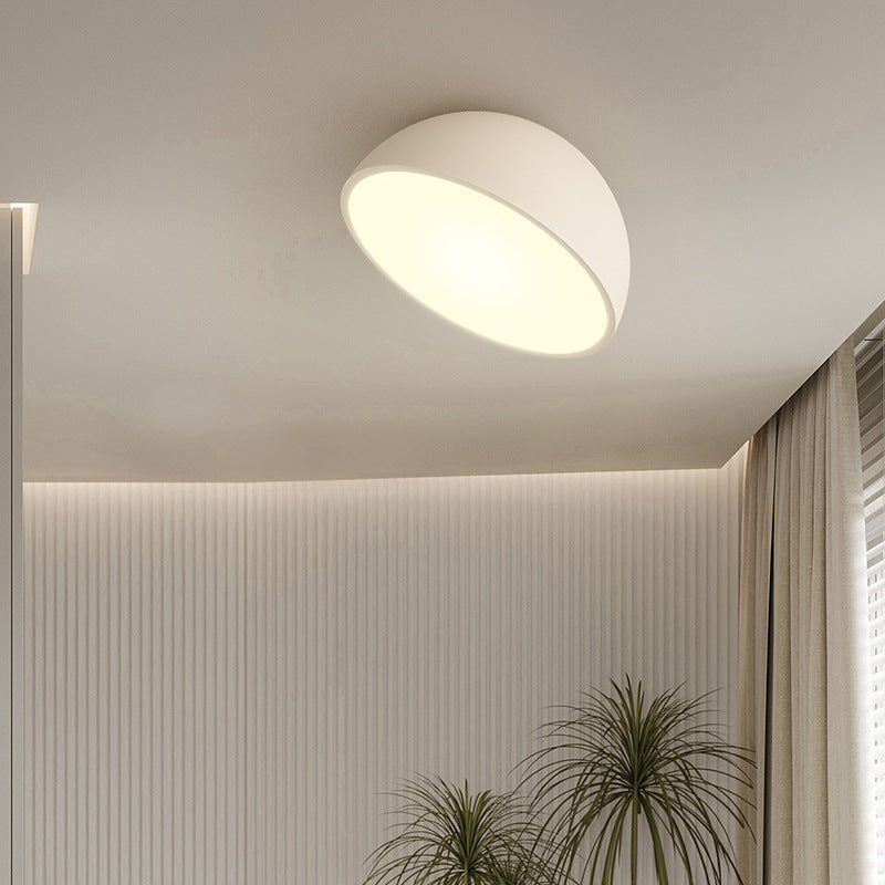 Halfronde plafondlamp