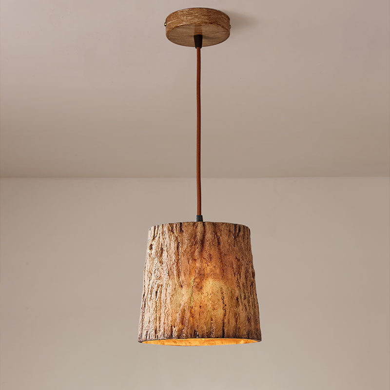 Hout Log Hanglamp