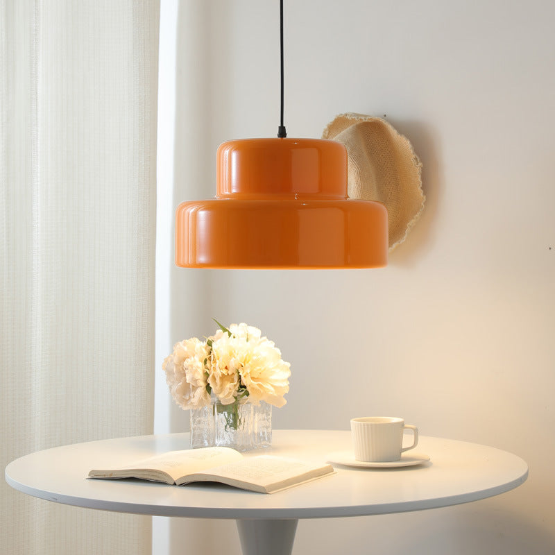 Italiaanse oranje Bauhaus hanglamp