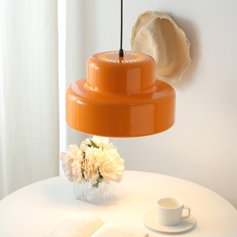 Italiaanse oranje Bauhaus hanglamp