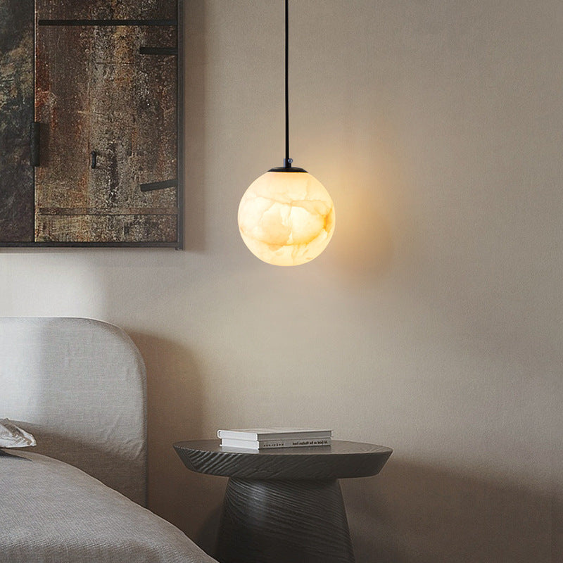 Sferische Marmeren Hanglamp