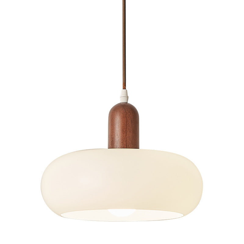 Scandinavische creme hanglamp