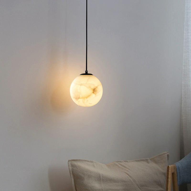 Sferische Marmeren Hanglamp