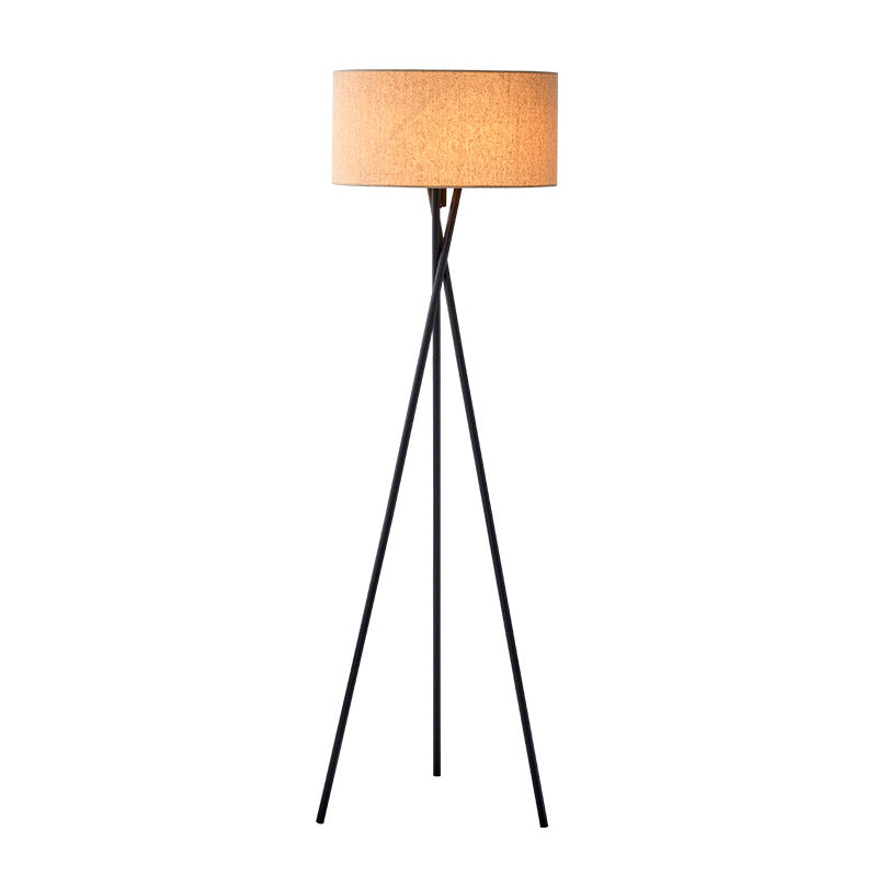 Zijden vloerlamp