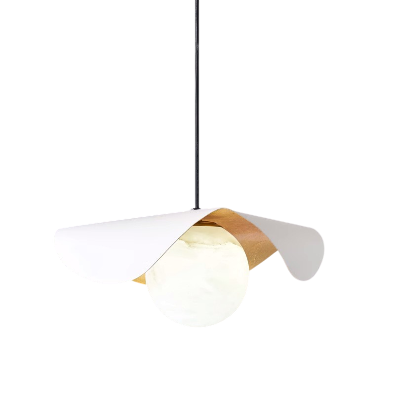 Spaanse marmeren bol hanglamp