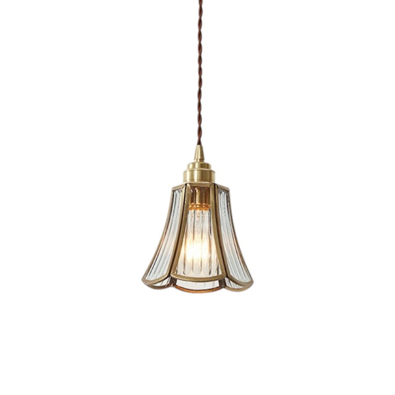 Vintage glazen hanglamp