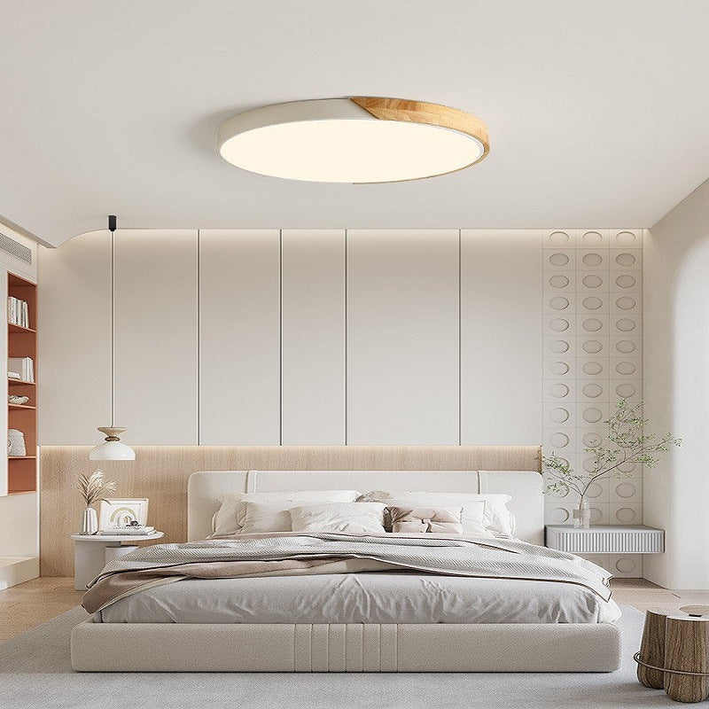 Scandinavische houten plafondlamp