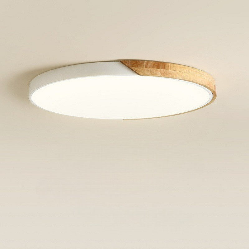 Scandinavische houten plafondlamp